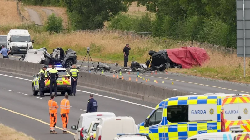 Several dead and seriously injured in head-on motorway collision in Ireland