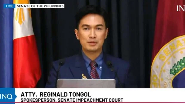 Virtual hearings not in Sara Duterte impeachment rules -- Tongol