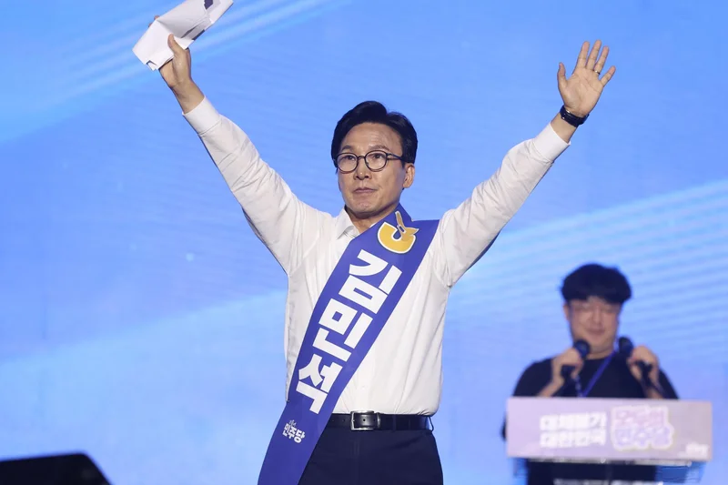 Kim Min-seok elected DPK leader, signaling closer ties with Lee administration