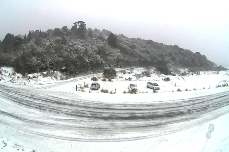 Antarctic blast buries New Zealand cities in snow down to sea level
