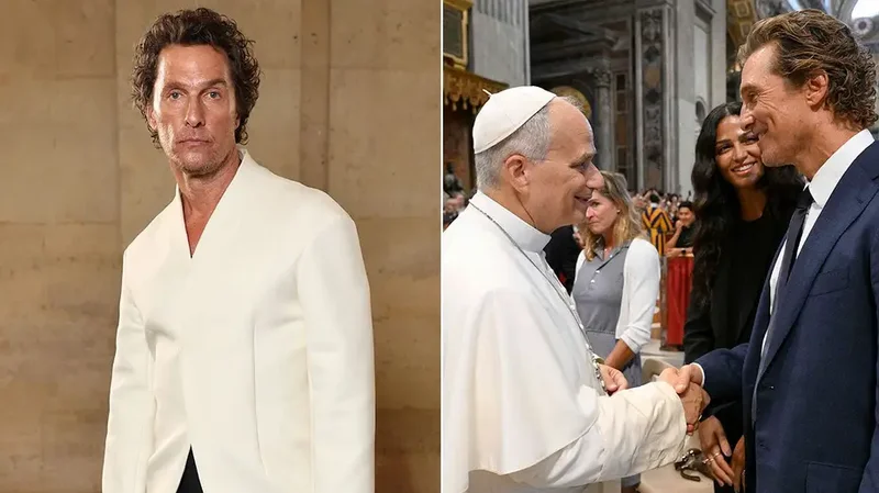 Matthew McConaughey hints at political ambitions after meeting with Pope Leo XIV in Vatican City