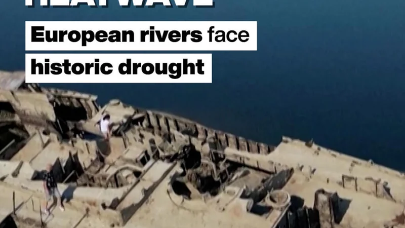 Heatwave: European rivers face historic drought