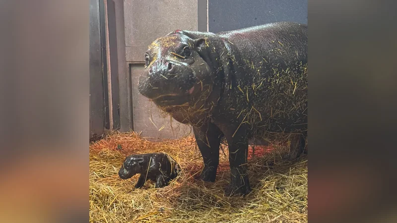 Toronto Zoo welcomes newborn pygmy hippo calf