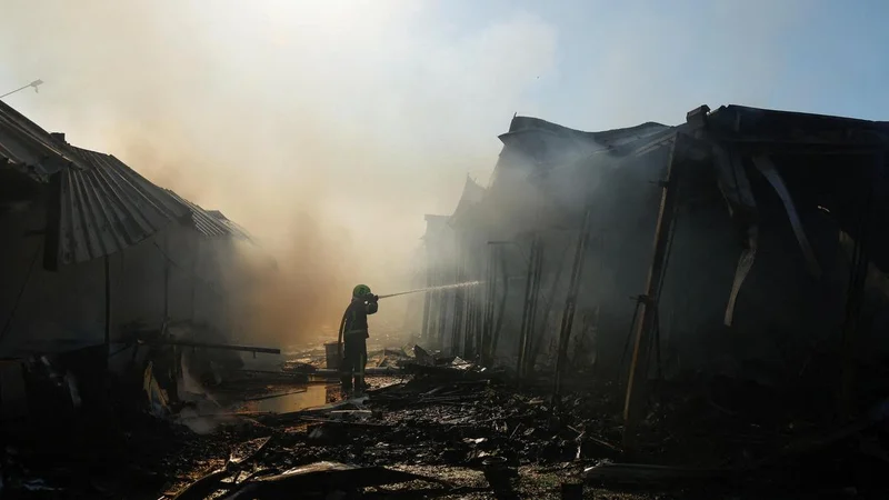 In one of its largest aerial attack, Ukraine kills atleast six in Russia