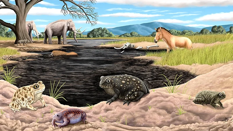 Forgotten fossil from 1950s is actually a new species of Ice Age frog