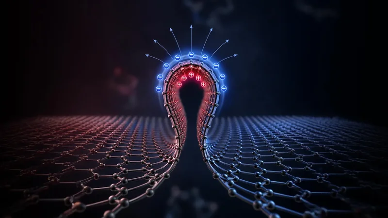 Tiny graphene wrinkles create surprisingly powerful electrical effects