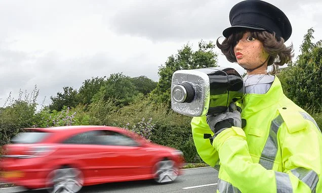 Clutching at straws? Police mocked over plan to teach villagers how to build scarecrows as cut-price crackdown on speeding motorists