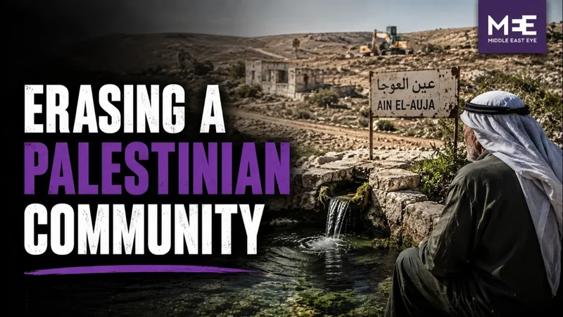 Ein al-Auja: How settler attacks and water diversion erased a Palestinian community
