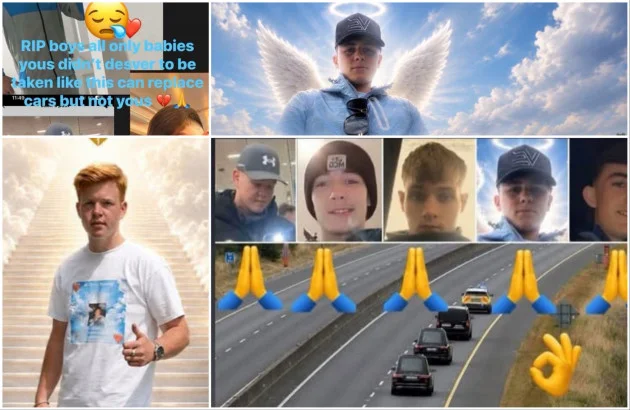 Tribute posts to M9 teenagers prompt angry backlash and more than 2,000 comments on Facebook