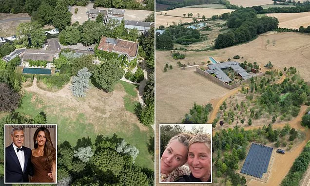 Green with envy? How millionaires and celebs' pristine gardens are faring against England's severe drought - from dust bowl to oasis