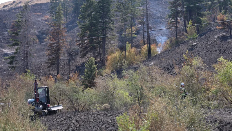 Highway reopens through B.C. fire zone