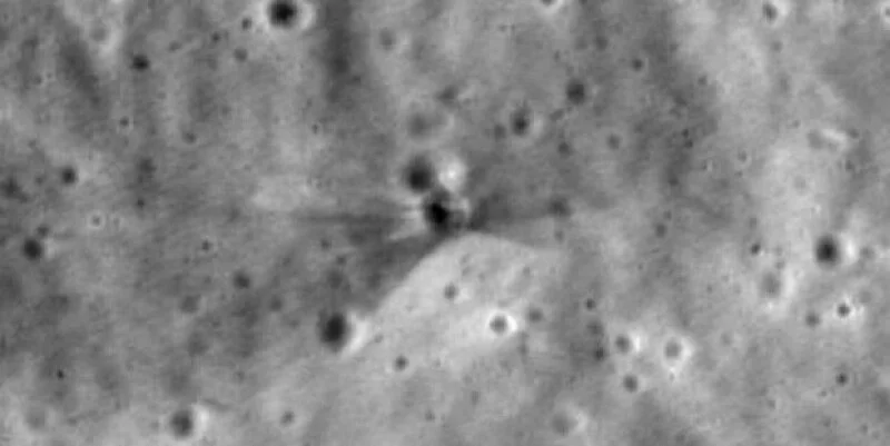 NASA estimates the size of the hole SpaceX made in the moon