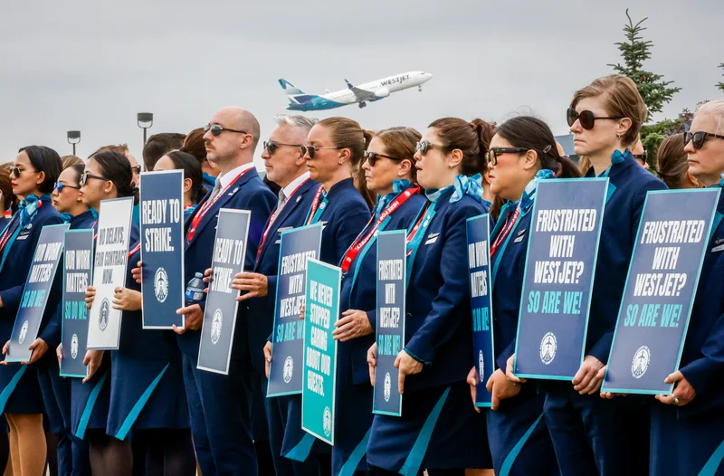 WestJet begins cancelling flights ahead of strike deadline, leaving travellers in limbo
