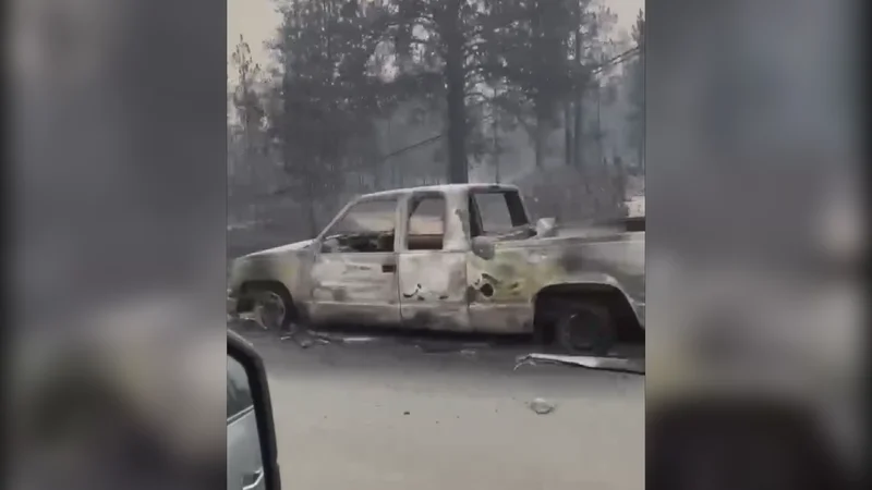 Videos capture aftermath of Summerland fire in Faulder, residents say it was ‘errie’