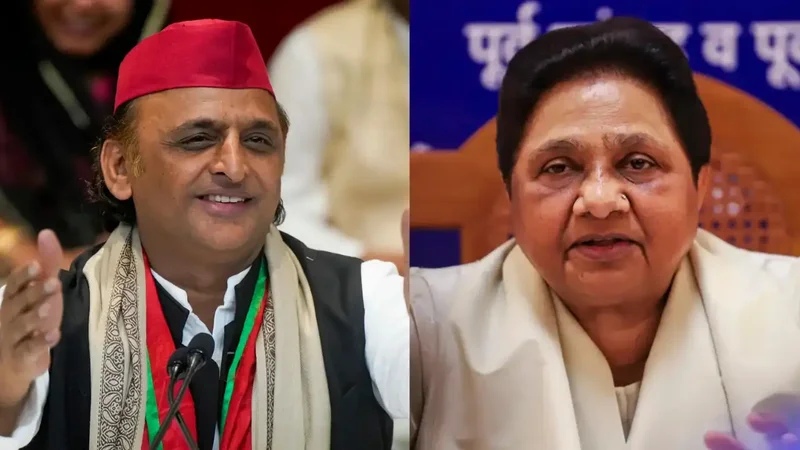 'Changing colours like chameleon': Mayawati slams Akhilesh over PDA's 'Pandit' twist