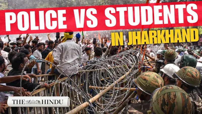 Jharkhand Student Protest: From March to Lathi Charge | Full Timeline