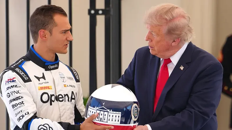 IndyCar star Alex Palou reflects on White House, Oval Office visit with Trump: 'incredible experience'