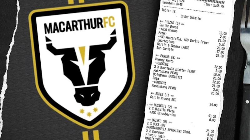 The football club that used taxpayer grant for coach and player wages, wine and pub meals