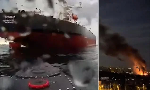 Ukraine sinks cargo ship linked to Putin's state nuclear corporation as Zelensky begs West for more missiles after latest Russian strike on Kyiv kills nine