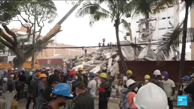 Earthquake in Colombia: Nearly 300 people trapped in rubbles