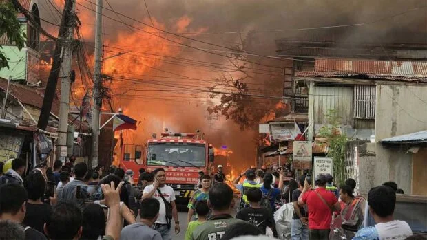 Fire breaks out in downtown Cagayan de Oro