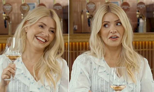 Holly Willoughby says she's become 'so lazy' since she stopped working as she brands herself a 'basic b***h' who likes drinking cheap Echo Falls wine and eating her way out of a hangover
