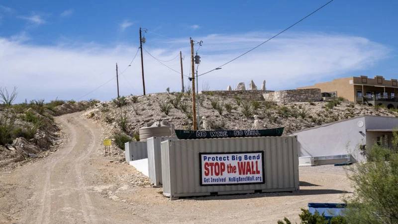 Trump pauses controversial border construction in Texas national park