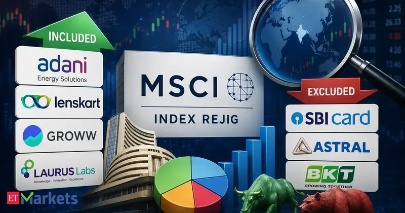 MSCI Rejig: Adani Energy Solutions, Lenskart Solutions make the cut; SBI Cards, Astral to be excluded