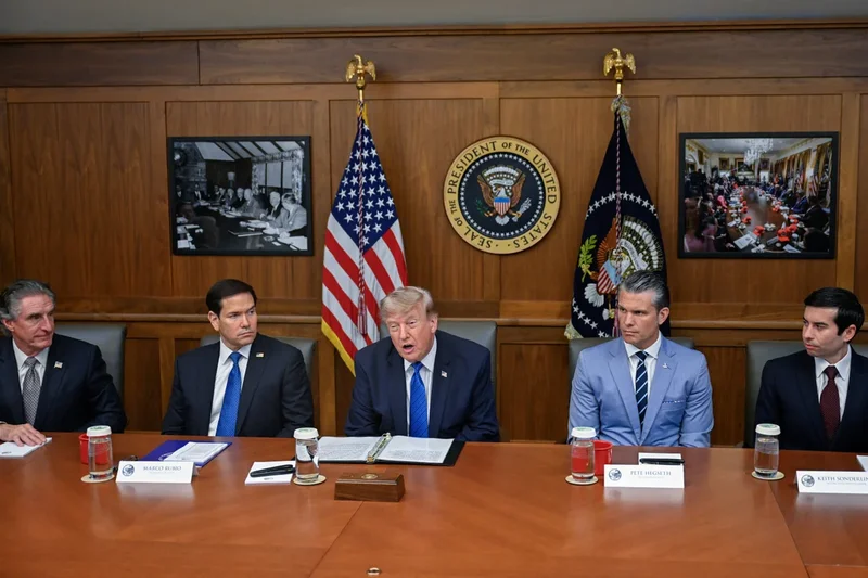 Trump sounds desperate in downcast Camp David cabinet meeting as midterm fears loom large over GOP