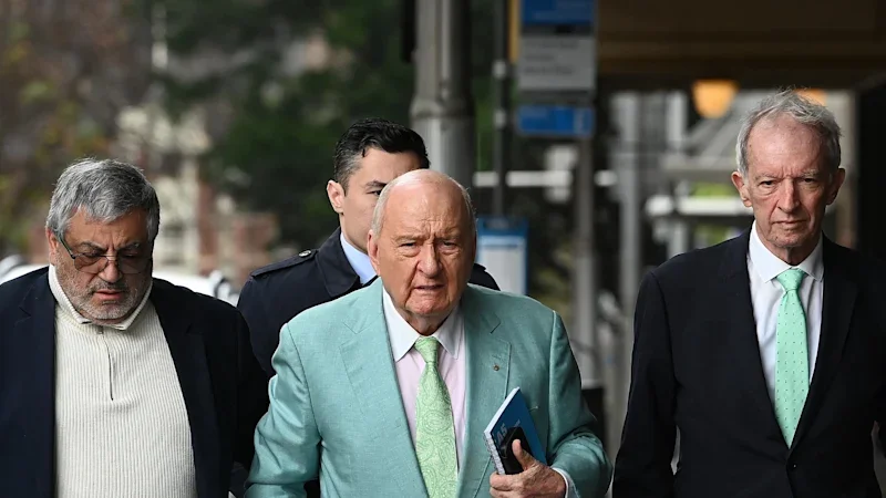 Alan Jones trial live updates: ‘Complainant C’ says Jones offered him tour of Packer suite before kissing him in walk-in wardrobe