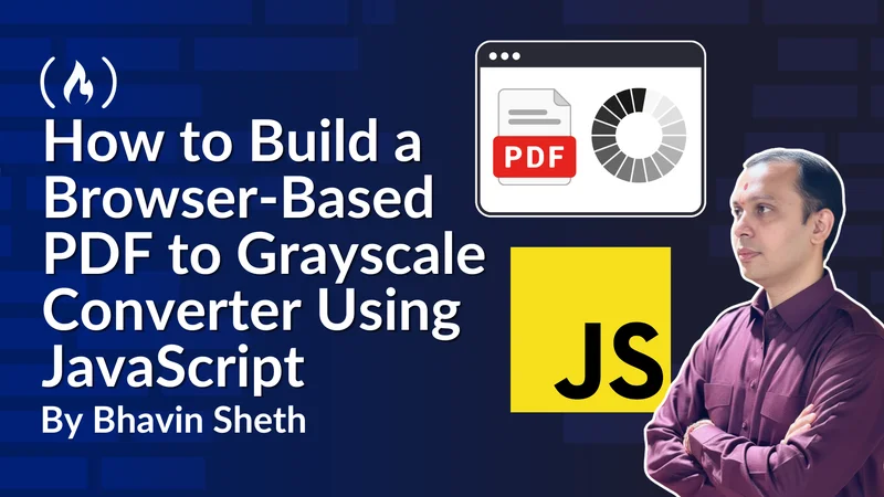 How to Build a Browser-Based PDF to Grayscale Converter Using JavaScript