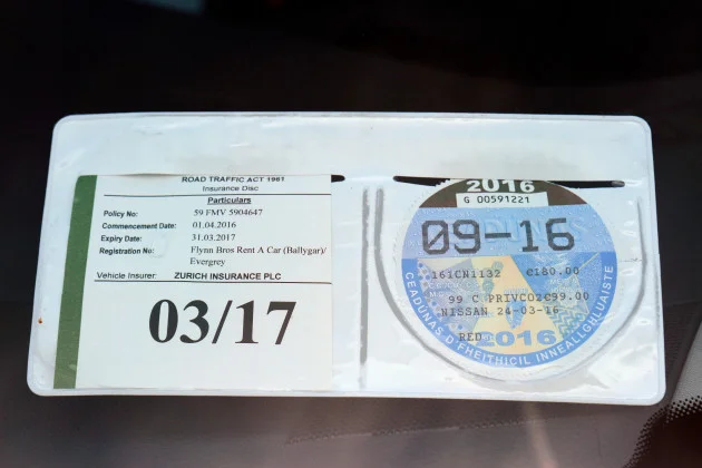 We will actually lose something when we get rid of our motor tax discs