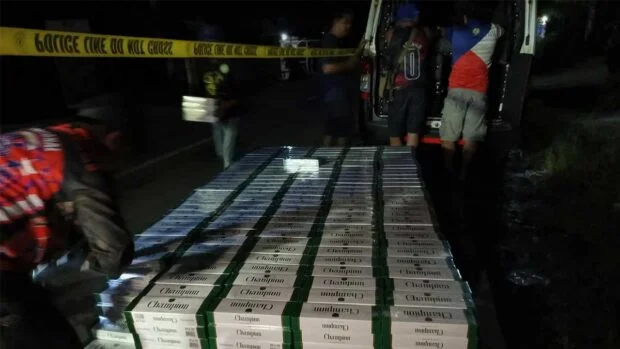 Cop, businessman arrested over P1.8-M smuggled cigarettes in Zambo Norte
