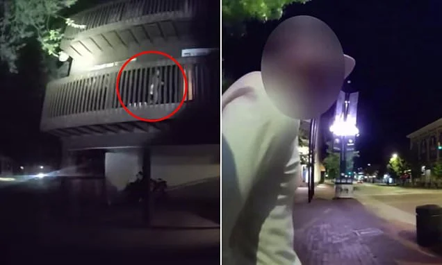 Sobbing girl, 2, wearing only her diaper begs for help from darkened balcony after being left home alone by dad