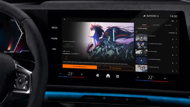 Crunchyroll is coming to BMW and Mini vehicles with 40 other brands to follow — and I can't wait to watch anime in my car
