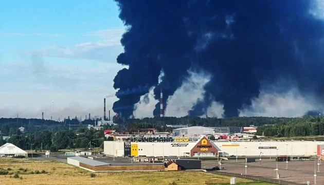 Oil refinery on fire in Yaroslavl following drone attack