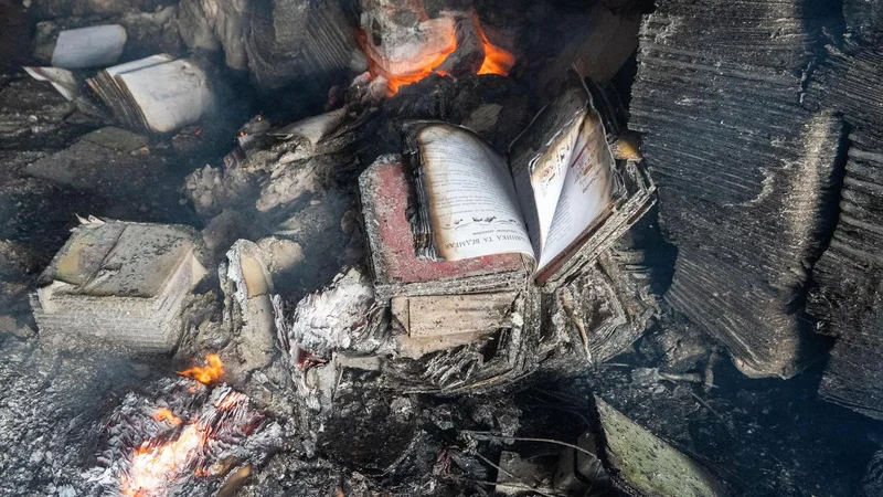 Russian strike burns 8 million books in Ukraine: publisher