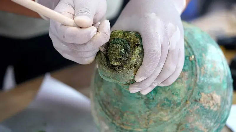 2,200-year-old alcohol found sealed inside ancient tomb — and there's nearly a gallon of it