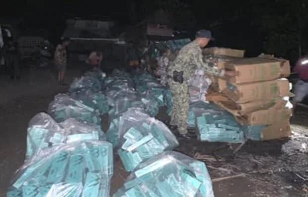 Cops seize P4.6M in suspected smuggled cigarettes in Sultan Kudarat