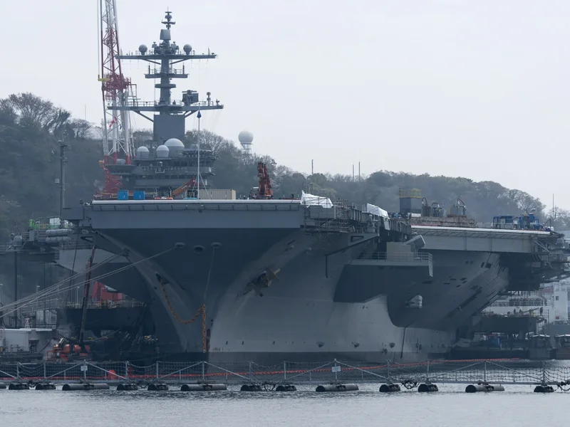 USS Washington arrives in Middle East after aircraft carrier outcry
