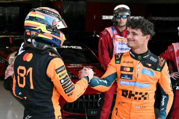 F1: McLaren boss glad of 'harmony' between teammates Norris, Piastri
