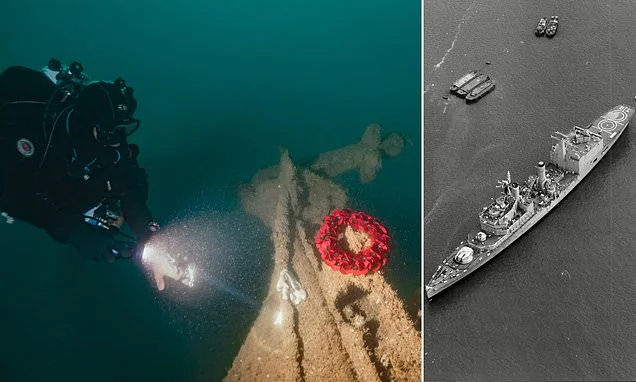 HMS Tiger wreck is found at the bottom of the Channel 118 years after it was sliced in half