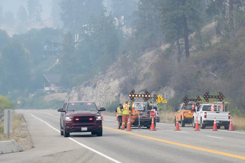Fast-moving wildfire in western Canada forces 20,000 to flee their homes