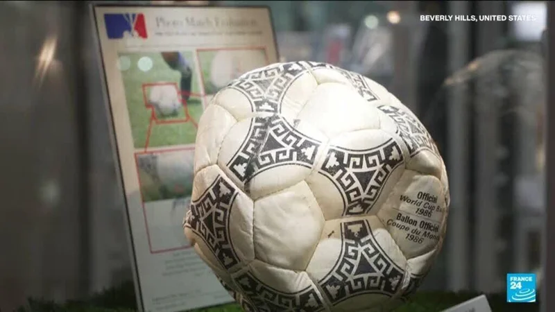 Maradona's 'Hand of God' ball in match against England goes for auction