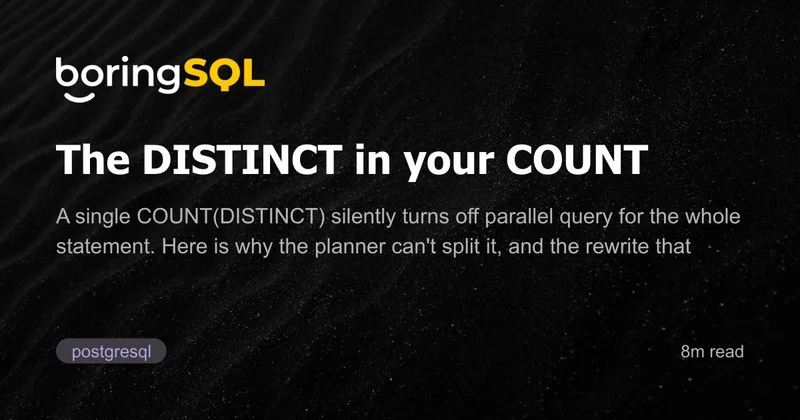 The DISTINCT in Your COUNT