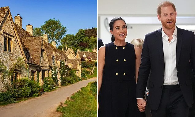 Harry and Meghan's Cotswold kingdom? Sussexes made 'secret reconnaissance' of sought-after celebrity enclave before announcing move to UK