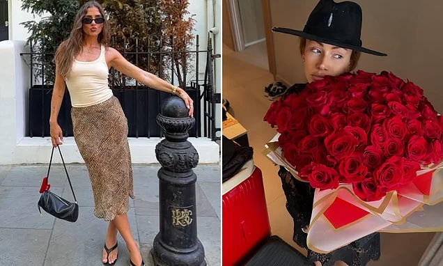 Bradley Dack's new girlfriend Emily Moloney shows off huge bouquet of roses amid their rekindled romance just weeks after his ex Olivia Attwood received a very similar bunch from boyfriend Pete Wicks