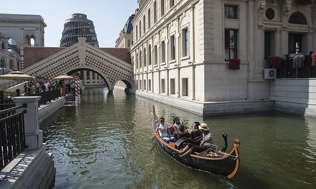 The bizarre £507 million fake Venice has grand canals, gondolas and Renaissance paintings - but eerily empty streets
