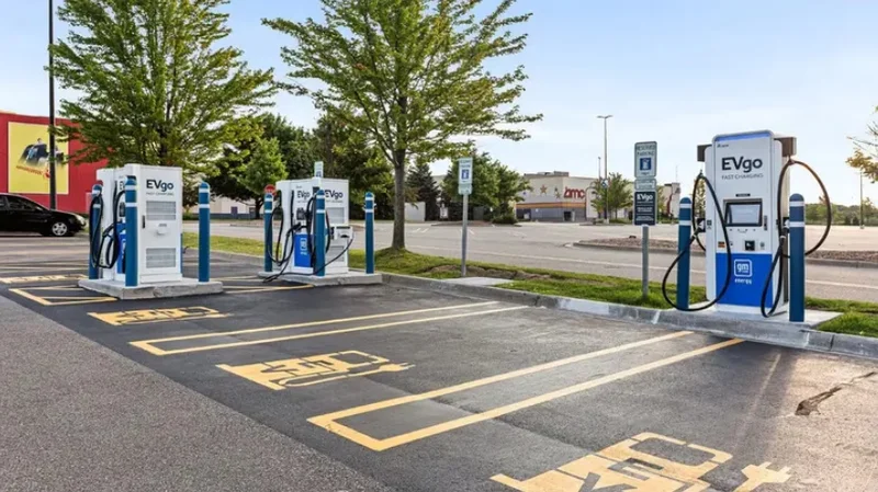 EVgo is putting 500 new fast chargers in the parking lots of American shopping centres
