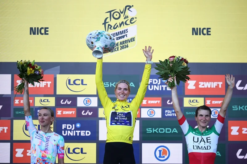 Demi Vollering wins second Tour de France Femmes title with final-stage triumph